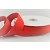 Y915 - 25mm - Soft herringbone woven edge cotton ribbon  x 25mts - 25mm Red