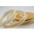 55143  - 25mm  - Natural coloured Eco Friendly Jute woven edge ribbon x 10mts 