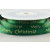 54113 - 10mm Merry Christmas Satin Print (20 Metres) (Red and Green available)