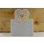 Y751-88010 - 20 White Heart Place Cards (20 Pieces)-8cm x 12cm-01 White-20 Pieces