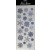 88096 - Blue & Silver Snowflake Stickers-28 Multi