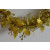 88136 - Gold Christmas Holly Leaf & Mistletoe Tinsel x 2 Metre Lengths!