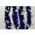 88139 - Blue Coloured Tinsel with Hanging White Snowflakes x 2 Metre Lengths!