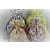 88166 - Set of 3 Small Or Medium Floral Gift Bags with Draw Strings!