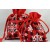 Set of 3 Merry Christmas Snowflake Bags & Draw Strings!-10cm x 13cm