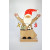 88179 - Wooden freestanding Christmas and Winter Decoration Ornaments - Santa Claus Christmas