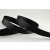 Y870 - 6mm Plain Grosgrain Ribbon x 20 metre rolls-6mm-88 Black-20 Metres
