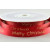 54113 - 10mm Red Merry Christmas Satin Print (20 Metres)