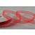 55001 - 10mm Red Organza Spotted Dot Ribbon (20 Metres)