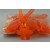 X348 - 24mm Sunflower & Sheer Loop Accessory (24 Pieces per pack)-24mm-25 Orange-1 Pack (24 Pieces)