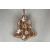 Y797 - Wooden Christmas Bell Decoration (1 Piece)-120mm x 110mm-57 Brown-1 Piece
