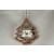 Y799 - Wooden Christmas Tree With Rotating Central Decoration (1 Piece)-120mm x 110mm-57 Brown-1 Piece