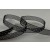Y934 - 10mm SOrganza potted Dot Ribbon (20 Metres)-10mm-88 Black-20 Metres